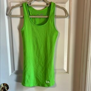 Under Armour Green Fitted Tank Top